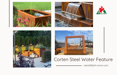 Corten Steel Water Feature